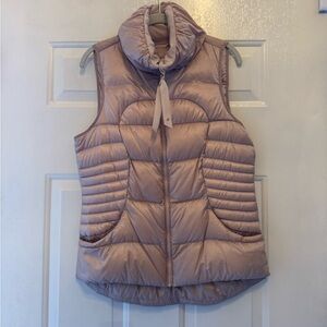 RARE Lululemon Fluffin Awesome Women's Puffer Vest in Rose Gold